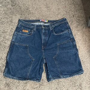 Carhartt Men's Blue Denim Carpenter Shorts